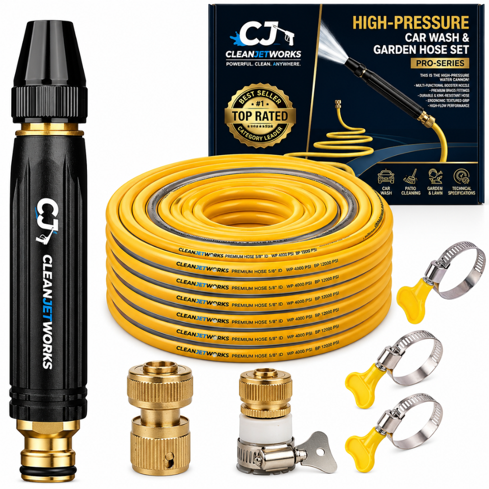 CleanJet™ High-Pressure Water Gun – Powerful, Portable Cleaning Anywhere