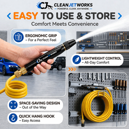CleanJet™ High-Pressure Water Gun – Powerful, Portable Cleaning Anywhere