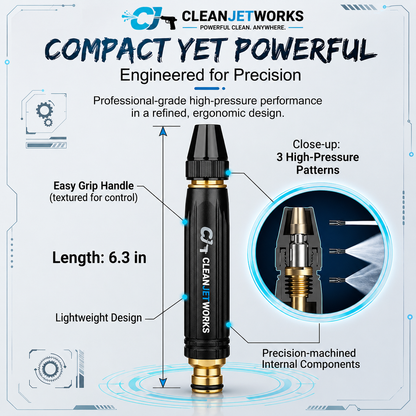 CleanJet™ High-Pressure Water Gun – Powerful, Portable Cleaning Anywhere