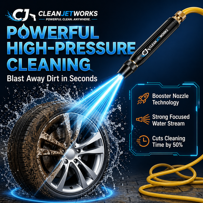 CleanJet™ High-Pressure Water Gun – Powerful, Portable Cleaning Anywhere
